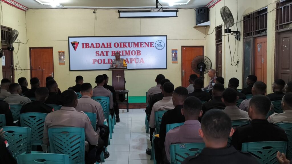 Pembinaan Rohani dan Mental Brimob Papua