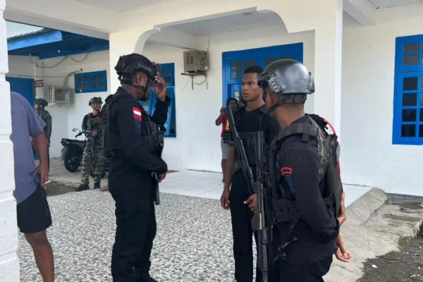 satbrimob polda papua tangani kasus pembacokan di yahukimo