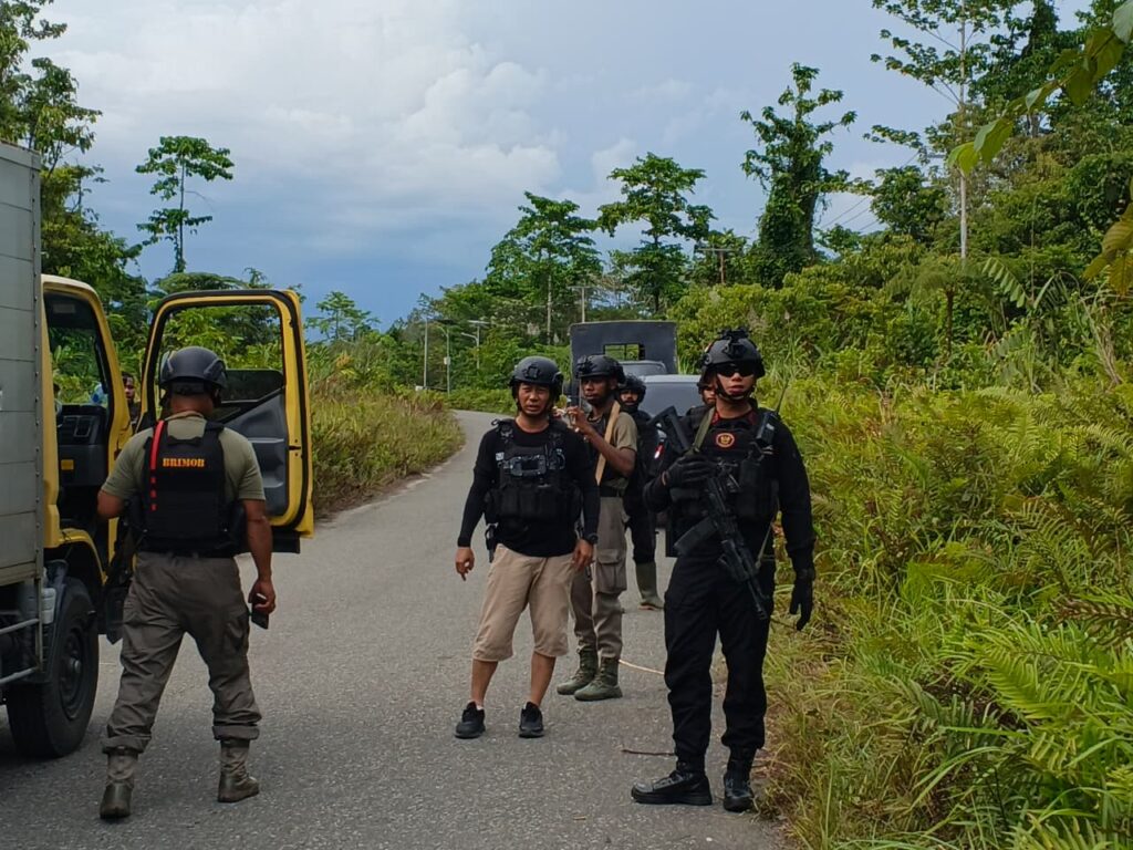 Brimob Papua tangani penembakan KKB Yahukimo