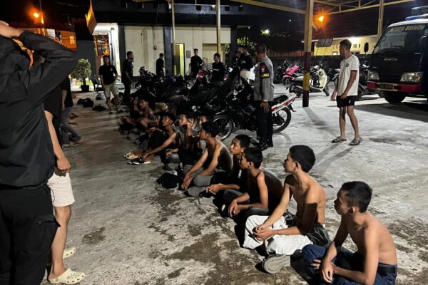 Brimob Kalsel amankan balap liar di Batulicin Tanah Bumbu