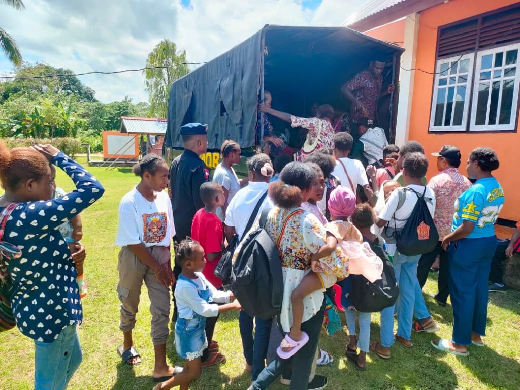 Sidang MPL PGI 2026 didukung Logistik Brimob Papua di Distrik Sota Merauke