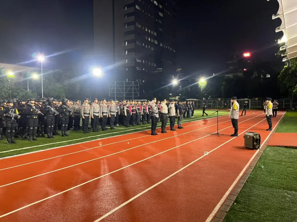 Operasi Pekat Jaya 2026 Satbrimob Polda Metro Jaya jaga kamtibmas Jakarta Pusat